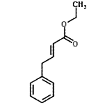 structure of CAS# 1205-84-1, Ethyl (2E)-4-Phenyl-2-Butenoate;2-BUTENOIC ACID,4-PHENYL-,ETHYL ESTER;Ethyl (2E)-4-phenyl-2-butenoate #;Ethyl 4-phenylbut-2-enoate
