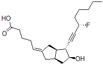 CAS#: 120593-19-3， 15-Fluoro-13,14-Dehydrocarbacyclin