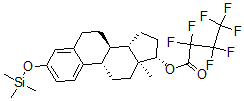 CAS 登录号：120623-45-2， 雌二醇-3-三甲基硅烷基醚-17-七氟丁酸酯