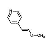 CAS 登录号：120690-68-8， 4-[(E)-2-甲氧基乙烯基]吡啶