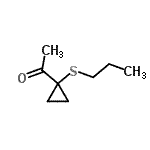 CAS#: 120778-94-1， 1-[1-(Propylsulfanyl)Cyclopropyl]Ethanone