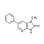 CAS#: 120889-04-5， 1-Methyl-6-Phenyl-1,3-Dihydro-2H-Imidazo[4,5-b]Pyridin-2-One