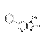 CAS#: 120889-05-6， 2-Chloro-1-Methyl-6-Phenyl-1H-Imidazo[4,5-b]Pyridine