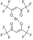 structure of CAS# 121012-89-3, 1,1,1,5,5,5-Hexafluoro-2,4-Pentanedione Ion Strontium (2:1)