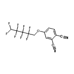 CAS#: 121068-03-9， 4-[(2,2,3,3,4,4,5,5-Octafluoropentyl)Oxy]Phthalonitrile