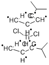 structure of CAS# 12130-65-3, Dichlorobis[(1,2,3,4,5-H)-1-(1-Methylethyl)-2,4-Cyclopentadien-1-Yl]-Titanium;Bis(I-Propylcyclopentadienyl)Titanium Dichloride, Min. 98%;Bis(I-Propylcyclopentadienyl)Titaniumdichloride,Min.98%;Bis(I-Propylcyclopentadienyl)Titanium Dichloride, 98+%