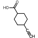 CAS#: 121318-11-4， 4-Ethynylcyclohexanecarboxylic acid