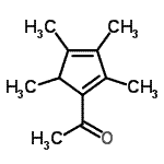 CAS#: 121506-82-9， 1-(2,3,4,5-Tetramethyl-1,3-Cyclopentadien-1-Yl)Ethanone