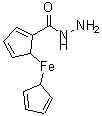 结构式 CAS# 12153-28-5, (肼基羰基)二茂铁