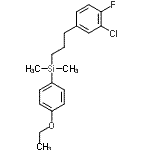 CAS#: 121626-74-2， [3-(3-Chloro-4-Fluorophenyl)Propyl](4-Ethoxyphenyl)Dimethylsilane