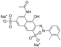 CAS 登录号：12167-45-2， 5-(乙酰氨基)-3-[(二甲基苯基)偶氮]-4-羟基萘-2,7-二磺酸二钠盐