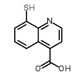 CAS#: 121689-24-5， 8-Sulfanyl-4-Quinolinecarboxylic Acid