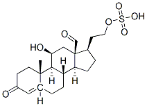 CAS#: 121699-10-3， 2-[(8S,9S,10S,11S,13S,14S,17R)-13-Formyl-11-Hydroxy-10-Methyl-3-Oxo-1,2,4,5,6,7,8,9,11,12,14,15,16,17-Tetradecahydrocyclopenta[a]Phenanthren-17-Yl]Ethyl Hydrogen Sulfate