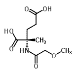 CAS#: 121704-31-2， N-(Methoxyacetyl)-2-Methyl-L-Glutamic Acid