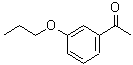 structure of CAS# 121704-77-6, 1-(3-Propoxyphenyl)Ethanone;1-(3-Propoxyphenyl)ethanone;1-acetyl-3-propoxybenzene;MFCD01922000