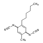 CAS#: 121720-51-2， (2-Hexyl-5-Methyl-2,5-Cyclohexadiene-1,4-Diylidene)Dicyanamide