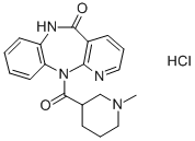 CAS#: 121798-89-8， 11-(N-Methylnipecotyl)-6,11-dihydro-5H-pyrido(2,3-b)-1,5-benzodiazepin-5-one