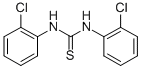 structure of CAS# 1219-68-7, 1,3-Bis(2-Chlorophenyl)Thiourea;St5147449;Carbanilide, 2,2'-Dichlorothio-;Di-2-Chlorophenylthiourea