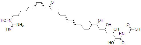 CAS#: 122005-24-7， 2-[[(12E,14E,20E,22E)-28-(Carbamimidoyl-Hydroxyamino)-2,3,5,7-Tetrahydroxy-8-Methyl-19-Oxooctacosa-12,14,20,22-Tetraenoyl]Amino]Acetic Acid