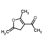 CAS#: 122132-63-2， 1-(2-Methyl-5-Methylene-4,5-Dihydro-3-Furanyl)Ethanone