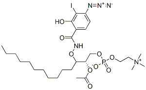 CAS#: 122242-50-6， 1-O-(4-Azido-2-Hydroxy-3-Iodobenzamido)Undecyl-2-O-Acetyl-Sn-Glycero-3-Phosphocholine