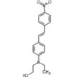 结构式 CAS# 122258-56-4, 2-(乙基{4-[(E)-2-(4-硝基苯基)乙烯基]苯基}氨基)乙醇