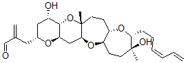 CAS#: 122271-91-4， Hemibrevetoxin B