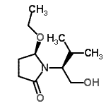 CAS#: 122383-41-9， (5R)-5-Ethoxy-1-[(2S)-1-Hydroxy-3-Methyl-2-Butanyl]-2-Pyrrolidinone