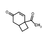 CAS#: 122598-62-3， 6-Acetylbicyclo[4.2.0]Oct-4-En-3-One