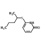 CAS#: 122733-81-7， 6-(2-Pentanylsulfanyl)-2(1H)-Pyridinone