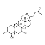 CAS#: 122742-19-2， (3alpha,4beta,5beta,7alpha,12alpha)-3,4,7,12-Tetrahydroxycholan-24-Oic Acid