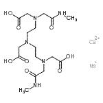CAS#: 122760-91-2， N,N-Bis[2-[(Carboxymethyl)[2-(Methylamino)-2-Oxoethyl]Amino]Ethyl]-Glycine Calcium Sodium Salt (1:1:1)