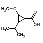 CAS#: 122775-02-4， 2-Isopropyl-3-Methoxycyclopropanecarboxylic Acid
