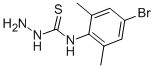 structure of CAS# 122813-72-3, N-(4-Bromo-2,6-Dimethylphenyl)-Hydrazinecarbothioamide;HYDRAZINECARBOTHIOAMIDE,N-(4-BROMO-2,6-DIMETHYLPHENYL);N-(4-Bromo-2,6-Dimethylphenyl)Hydrazinecarbothioamide;4-(4-BROMO-2,6-DIMETHYLPHENYL)-3-THIOSEMICARBAZIDE