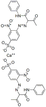 CAS#: 12286-65-6， Calcium Bis[3-Nitro-4-[[2-Oxo-1-[(Phenylamino)Carbonyl]Propyl]Azo]Benzenesulphonate]