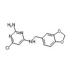 CAS#: 122862-27-5， N<Sup>4</Sup>-(1,3-Benzodioxol-5-Ylmethyl)-6-Chloro-2,4-Pyrimidinediamine