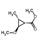 CAS#: 122872-23-5， Methyl (1S,2S,3R)-2-Methoxy-3-Methylcyclopropanecarboxylate