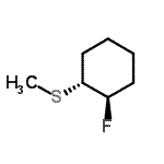CAS#: 122895-30-1， (1R,2R)-1-Fluoro-2-(Methylsulfanyl)Cyclohexane