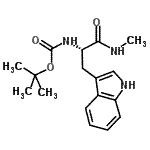 CAS#: 122900-21-4， N-Methyl-Nalpha-{[(2-Methyl-2-Propanyl)Oxy]Carbonyl}-L-Tryptophanamide
