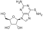 CAS#: 123002-38-0， (2R,3R,4S,5R)-2-(2-Amino-6-Aminosulfanylpurin-9-Yl)-5-(Hydroxymethyl)Oxolane-3,4-Diol