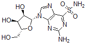 CAS#: 123002-39-1， 2-Amino-9-[(2R,3R,4S,5R)-3,4-Dihydroxy-5-(Hydroxymethyl)Oxolan-2-Yl]Purine-6-Sulfonamide