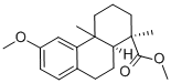 structure of CAS# 1231-74-9, Methyl O-Methylpodocarpate;6-Methoxy-1,4A-Dimethyl-2,3,4,9,10,10A-Hexahydrophenanthrene-1-Carboxylic Acid Methyl Ester;1-Phenanthrenecarboxylic Acid, 1,2,3,4,4A,9,10,10A-Octahydro-6-Methoxy-1,4A-Dimethyl-, Methyl Ester, [1S-(1.Alpha.,4A.Alpha.,10A.Beta.)]-;Methyl 12-Methoxy-8,11,13-Podocarpatrien-19-Oate