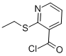 结构式 CAS# 123116-01-8, 2-(乙硫基)-3-吡啶甲酰氯