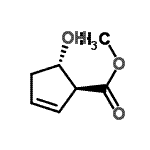 CAS#: 123294-15-5， Methyl (1S,5S)-5-Hydroxy-2-Cyclopentene-1-Carboxylate