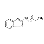 CAS#: 123435-26-7， N'-[(2Z)-1,3-Benzothiazol-2(3H)-Ylidene]Propanehydrazide