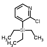 CAS#: 123506-74-1， 2-Chloro-3-(Triethylsilyl)Pyridine