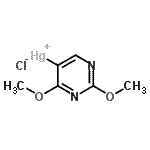 CAS#: 123551-50-8， (2,4-Dimethoxy-5-Pyrimidinyl)Mercury(1+) Chloride