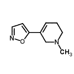 CAS#: 123686-64-6， 1-Methyl-5-(1,2-Oxazol-5-Yl)-1,2,3,6-Tetrahydropyridine