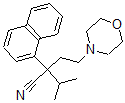 CAS 登录号:1238-65-9, 3-甲基-2-(2-吗啉-4-基乙基)-2-萘-1-基丁腈
