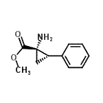 CAS#: 123806-65-5， Methyl (1S,2S)-1-Amino-2-Phenylcyclopropanecarboxylate